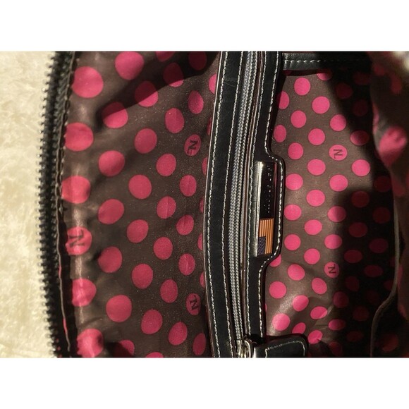 Nicole Lee USA Rare Buttons Spikes Jeweled Handbag Limited Edition Rock Retro - Picture 7 of 9